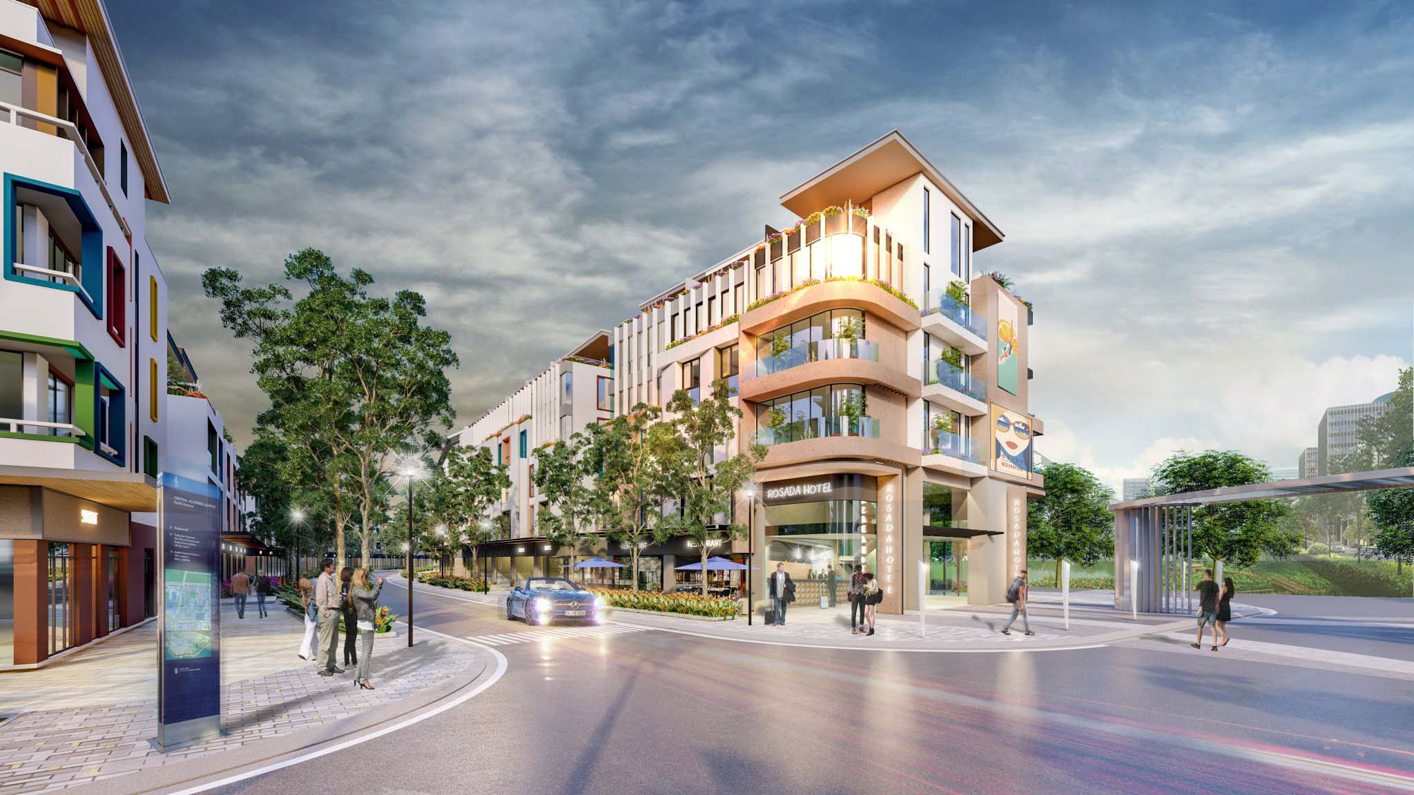 Phối cảnh nội thất căn tiêu chuẩn -  tầng 2 -  khu khách sạn